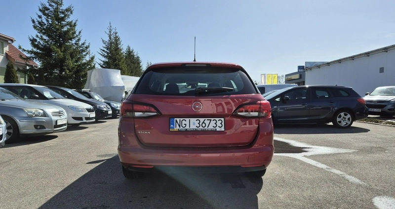 Opel Astra cena 46900 przebieg: 136996, rok produkcji 2019 z Sokołów Małopolski małe 191